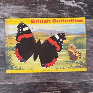 Brooke Bond British Butterflies Tea Cards Album Complete - Picture 1 of 6