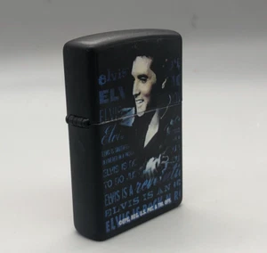 Zippo 08 Black Matte Elvis Never Opened 2008 - Picture 1 of 5