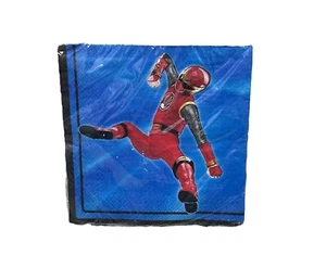 POWER RANGERS~16-PAPER   LUNCH NAPKINS, BIRTHDAY-CHILD, HALLMARK  PARTY SUPPLIES - Picture 1 of 1