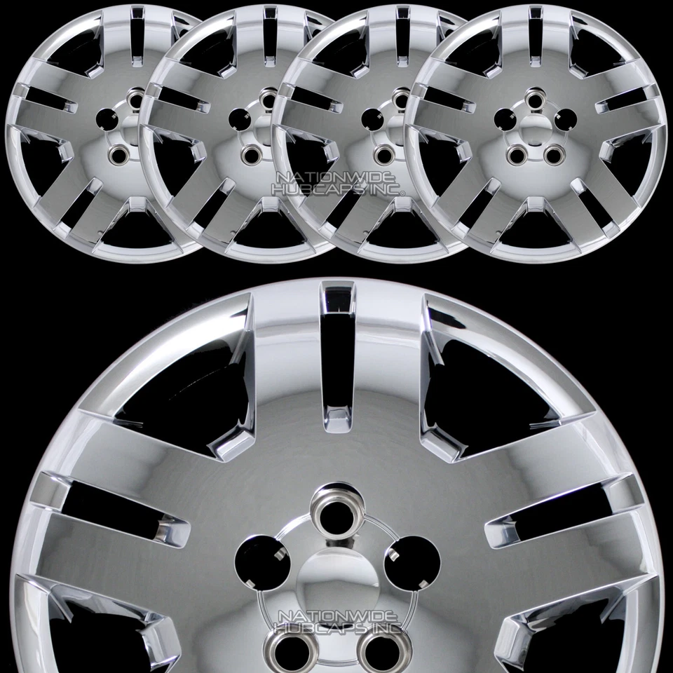 Cubiertas de rueda de llanta 4 para Dodge Avenger Calibre 07-14 cromadas 17" atornilladas Foto 1 de 4