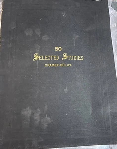 50 Selected Studies Cramer Bulow sheet music - Picture 1 of 3