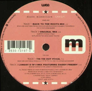 MARK MORRISON - Crazy - 1995 Wea UK ‎– YZ907T - Bild 1 von 2