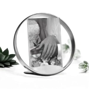 Nambe Forever Collection Picture Frame - Holds One 8x10” Photo - Silver Color - Picture 1 of 3