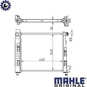 RADIATOR ENGINE COOLING CR 325 000S FOR MERCEDES-BENZ A-CLASS M 166.960 1.6L - Picture 1 of 16
