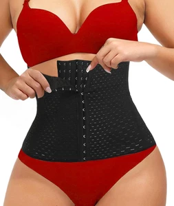Waist Trainer per Donna Pancia Inferiore Grasso Clessidra Body Shaper Vita Cincher Shap - Foto 1 di 6