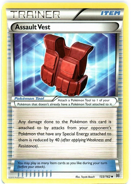 Assault Vest - 133/162 - Uncommon - Lightly Played - Image 1 of 1