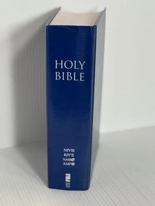 Holy Bible Side by Side NIV KJV Zondervan 2011 Blue Hardcover - Bild 1 von 10