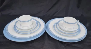 Raynaud Limoges Tropic Blue Set 12 Teile (zwei sechsteilige Gedecke) - Bild 1 von 10