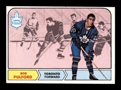 1968 Topps #129 Bob Pulford   EXMT X3380650 - Image 1 of 3