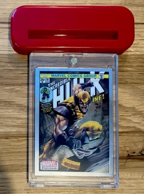 2024 UPPER DECK  Marvel Masterpieces Platinum COVER VARIANT WI87 WOLVERINE Case - Image 1 of 3
