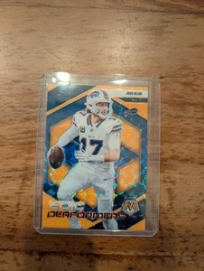 2025 Panini Mosaic - Josh Allen #9 Epic Performers Orange Fluorescent Mosaic - Bild 1 von 1