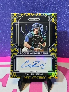 2022 Rookie Prizm Cal Raleigh Snakeskin Prizm RC Autograph Snake Skin Auto /35 - Picture 1 of 9