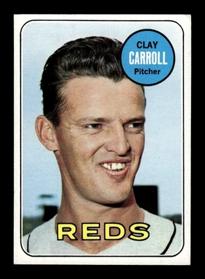 1969 Topps Set Break #26 Clay Carroll EX-EX/MT *BNCARDS* Foto 1 de 2