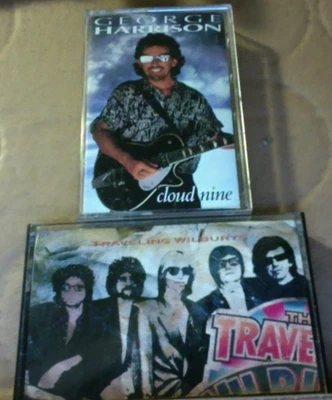 2 EX Cassette The Traveling Wiburys Tom Petty Bob Dylan George Harrison CLOUD 9 - Image 1 of 4