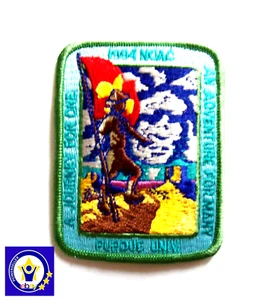 1994 NOAC Purdue Univ. A Journey For One, An Adventure For Many BSA Green Thread - Bild 1 von 2