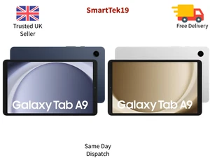Brand New Sealed Samsung Galaxy Tab A9 64GB - Wi-Fi & 4G - Silver/Navy/Graphite - Picture 1 of 7