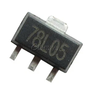 50Pcs 78L05 L78L05 7805 Voltage Regulator 5V 100mA SOT-89 SMD - Picture 1 of 4