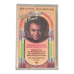 The Best of Times Johnny Mathis Johnny's Greatest Hits 1977 Audio Cassette Tape - Picture 1 of 5
