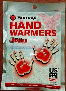 Calentadores de mano Yaktrax activados por aire esquí caza eventos deportivos 8 horas calor - Imagen 1 de 4