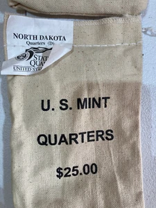 2006-D North Dakota State Quarter Original Mint Sewn Bag 100 coins - Picture 1 of 1