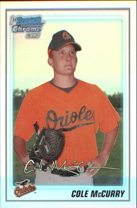 2010 Bowman Chrome Prospects Refractors #BCP3 Cole McCurry