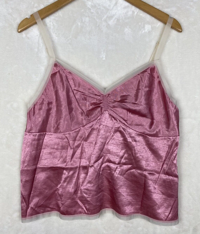Vintage Y2K Victoria's Secret Camisole Women's Large Sexy V Neck Babydoll Fairy - Image 1 of 4