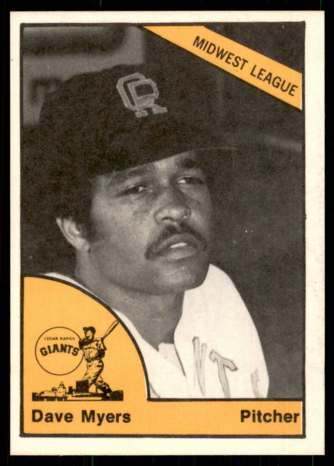 1977 TCMA David Myers Cedar Rapids Giants #0236 - Image 1 of 2