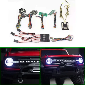 RC Front&Rear LED Lamp Light System Kit for 1/10 Traxxas TRX-4 2021 Ford Bronco - Picture 1 of 8
