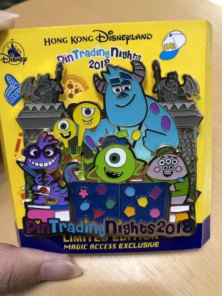 Prendedor Jumbo Hkdl Hong Kong Disneyland Disney Monster University LE500 Foto 1 de 1