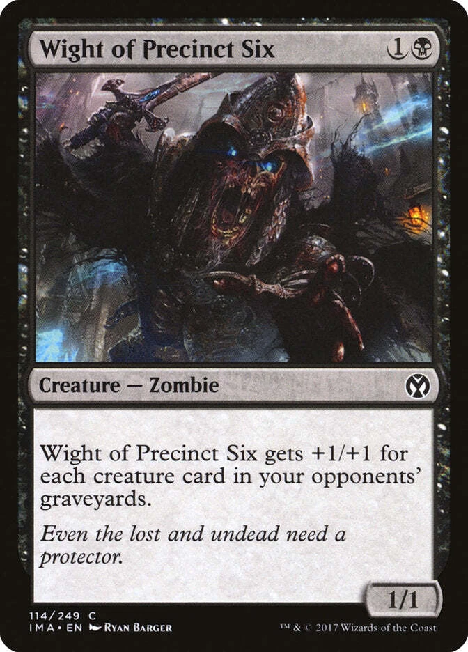 Wight of Precinct Six [Iconic Masters] Magic MTG - Image 1 of 1