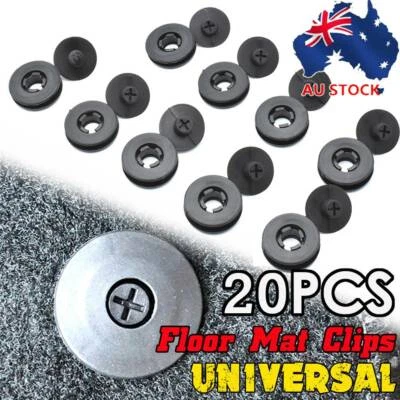 AU X10 Car Floor Mat Liner Carpet Clips Fixing Grips Clamp Holder Sleeves Auto - image 1 of 4