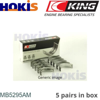 CRANKSHAFT BEARING SET STD FOR ISUZU 4JA1-TC/L 4cyl KB OPEL 4JA1-T-T4JA1 2.5L  - Image 1 of 4