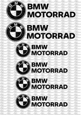 BMW Motorrad Motorrad Auto Aufkleber Set 6 Teilig Sponsoren Decals Farbauswahl 