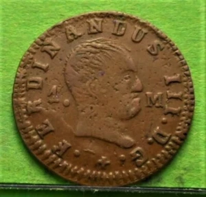 FERNANDO VII, 1 Maravedi, 1829, PAMPLONA, Copper, SPAIN - Picture 1 of 2