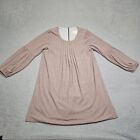 Mabel Honey Dress Womens Size 12 Gray Long Sleeve Line Shirt Dress Zipper
