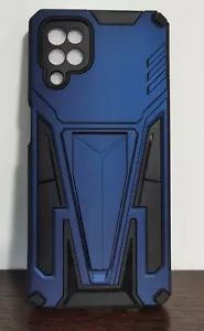 Coque robuste design pour Samsung Galaxy A12 5G BLEU MARINE - Photo 1 sur 5