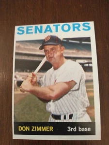 1964 Topps #134 Don Zimmer (NRMT+) - Picture 1 of 2