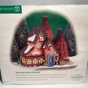 Vintage Dept 56 Royal Staffordshire Porcelain Dickens Christmas Village NIB - Picture 1 of 20