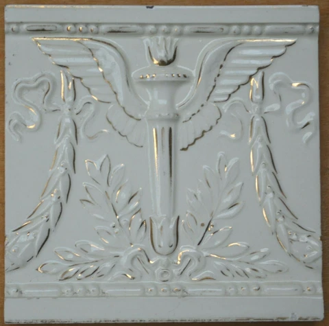 ANTIQUE HELMAN BELGIUM - MAJOLICA TILES  C1900 Cover