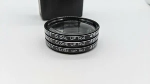 CLOSE UP frío Nº Juego de tres (3) lentes 52 mm Japón DE COLECCIÓN 1, 2, 4 - Imagen 1 de 2