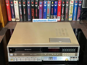 BETA VCR SANYO VTC M10 restored front load mono - perfect for tape transfers - Picture 1 of 5