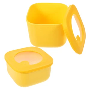 2 Pcs Crisper Cheese Storage Container for Fridge Keeping Fresh Butter Cases - Picture 1 of 12