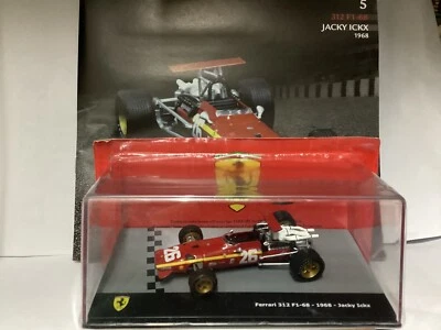 FERRARI 312 F1-68, Año 1968, Piloto JACKY ICKX 1/43 Die-Cast Nuevo En Teca - Imagen 1 de 4