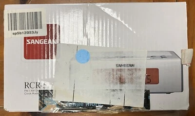 RADIO RELOJ DIGITAL SANGEAN RCR-5 FM/AM 2 BANDAS ATOMIC 5 Foto 1 de 4