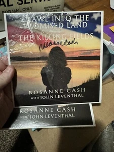 Roseanne Cash Signed 7 Inch Crawling Into the Promised Land/The Killing Fields - Picture 1 of 3