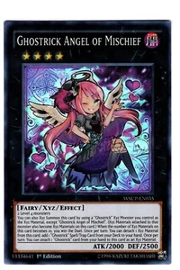 Yugioh 1X Ghostrick Angel of MIschief - Super Rare - 1st Edition - WSUP-EN035 NM - Picture 1 of 1
