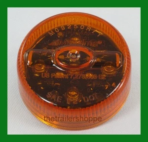 Maxxima 2-1/2" Luz Marcadora de Liquidación Lateral Redonda 7 LED Ámbar Lente Ojal Montaje - Imagen 1 de 2