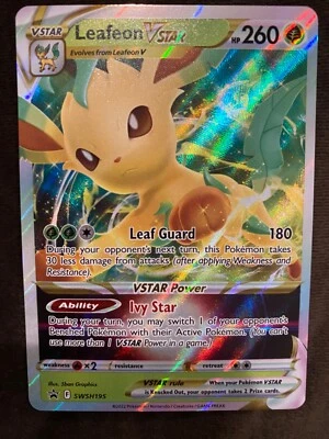 Leafeon VSTAR SWSH195 SWSH: Sword & Shield Promo Cards Holo - Image 1 of 2