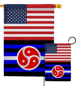 US BDSM rights Garden Flag Support Pride Small Decorative Gift Yard House Banner - Picture 1 of 13