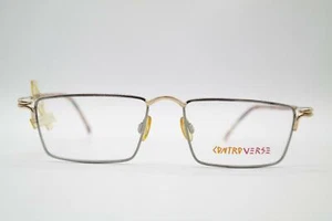 Vintage Controverse 3030 129-27 Silber Gold Mehrfarbig Oval Brille NOS - Picture 1 of 6